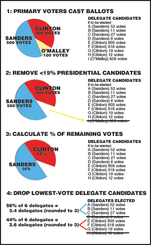 How delegates are determined